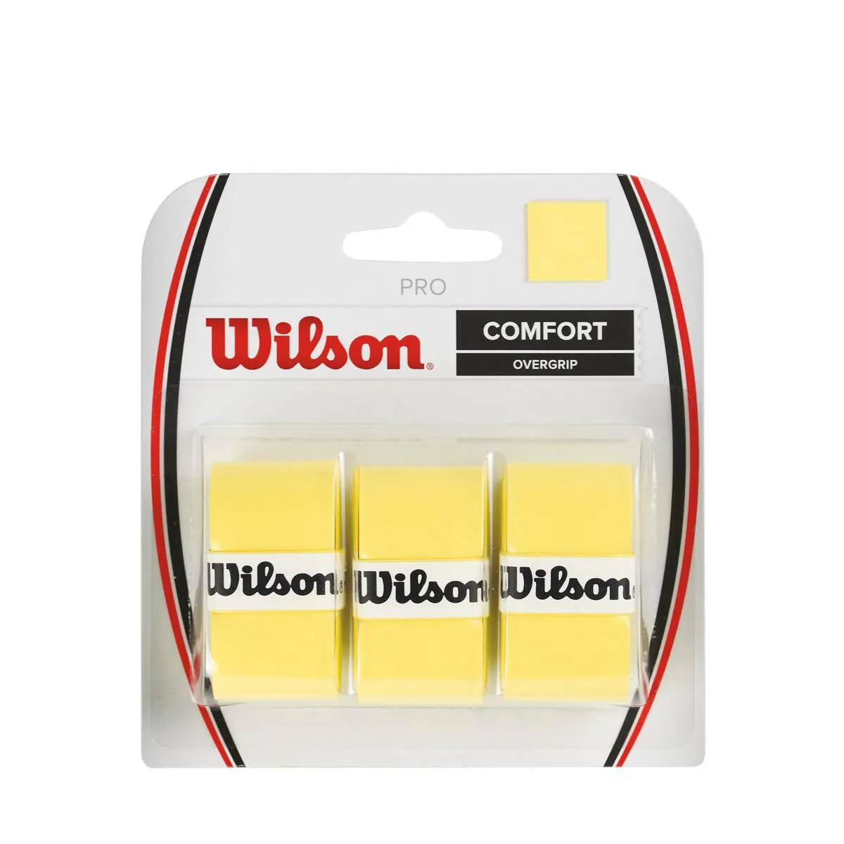 wilson pro overgrip geel