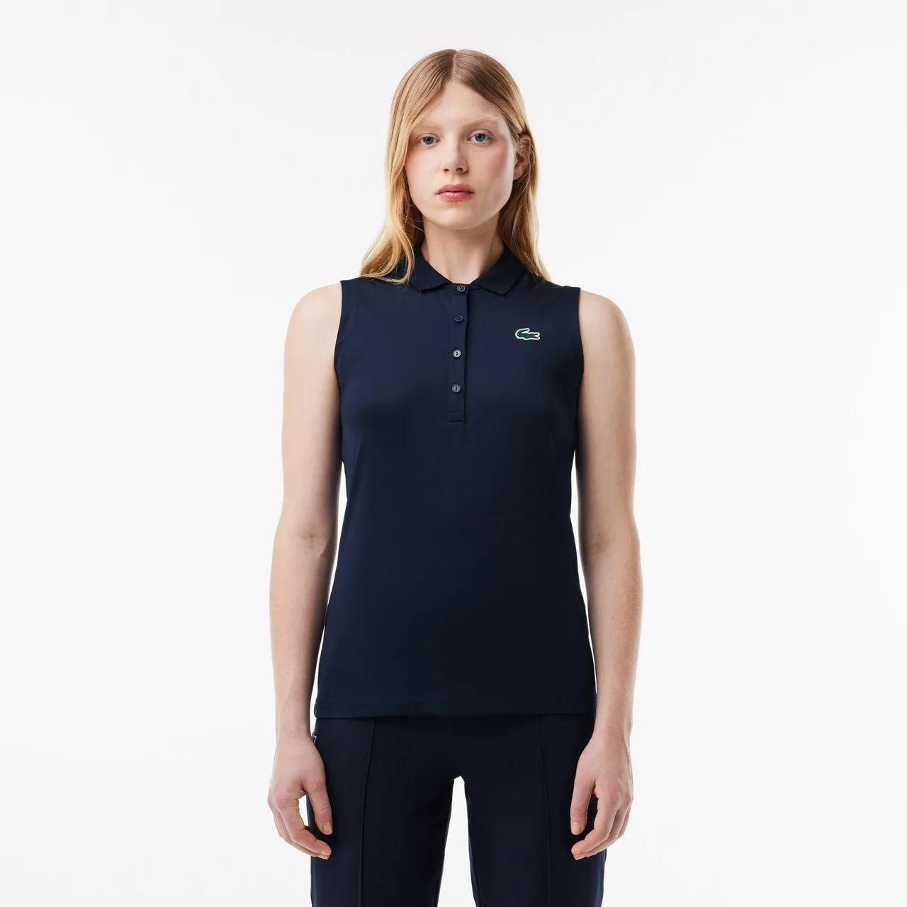 Lacoste Slim Dry Fit Strech Tank Navy Blue