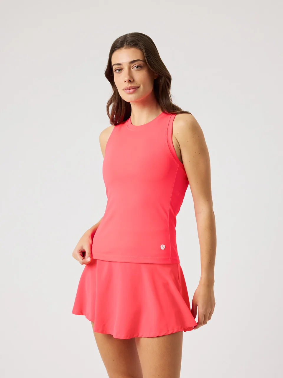 Bjorn Borg Ace Ribbed Tank Top Diva Pink