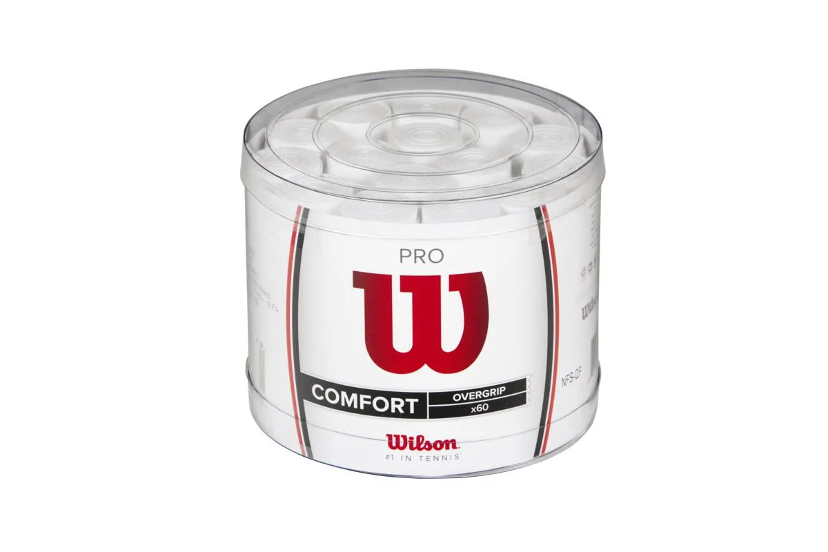 wilson pro overgrip 60 stuks wit