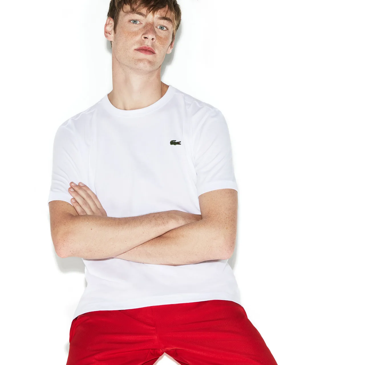 lacoste heren shirt white wit