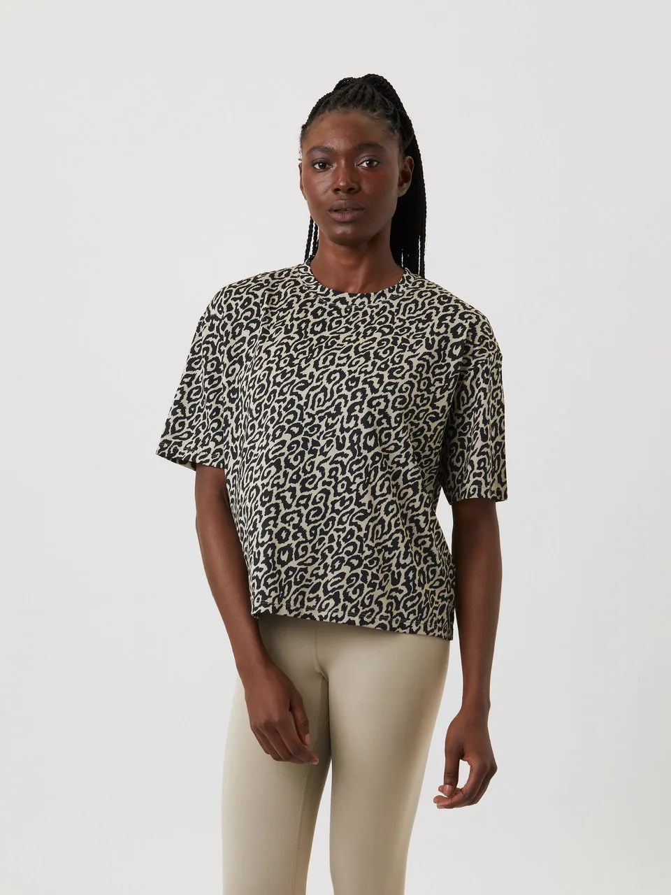 Borg Loose Print T-Shirt