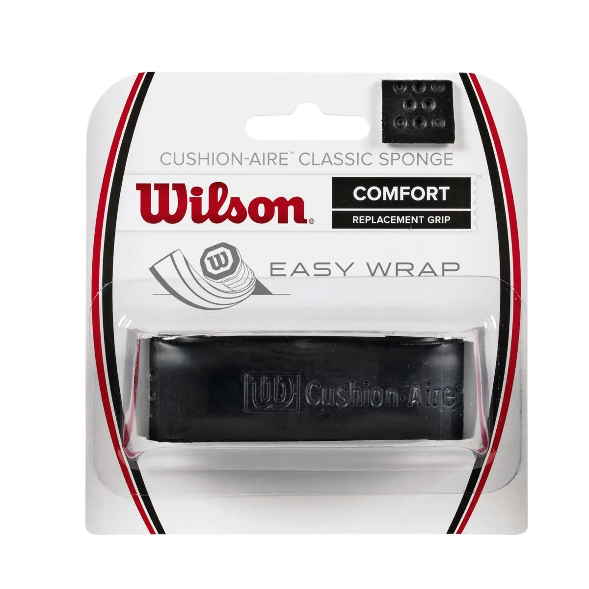 wilson cushion-aire classic sponge basis grip zwart