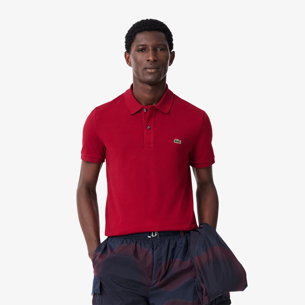 Lacoste Slim Fit Polo Bordeax