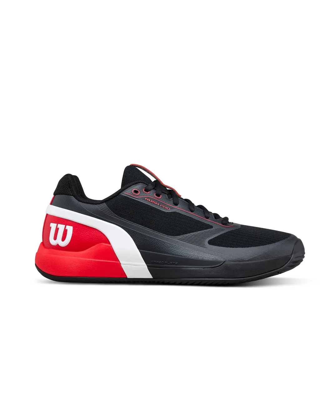 Wilson Rush Pro 5 Padel Black Red White Men